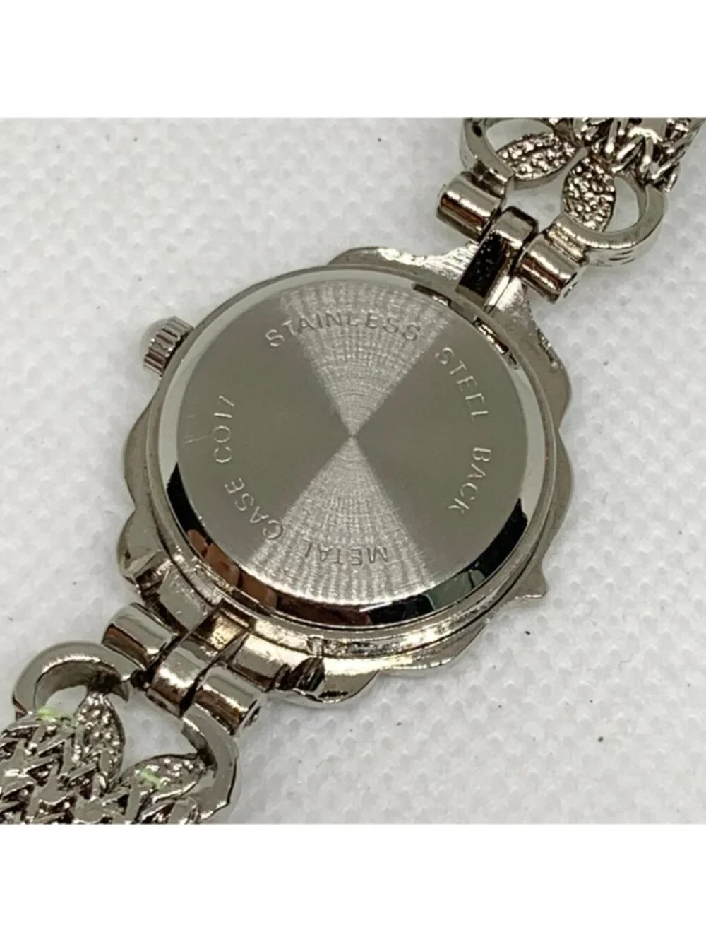 Pierre Nicol Marcasite silver tone women’s watch  23mm quartz 7.5” running